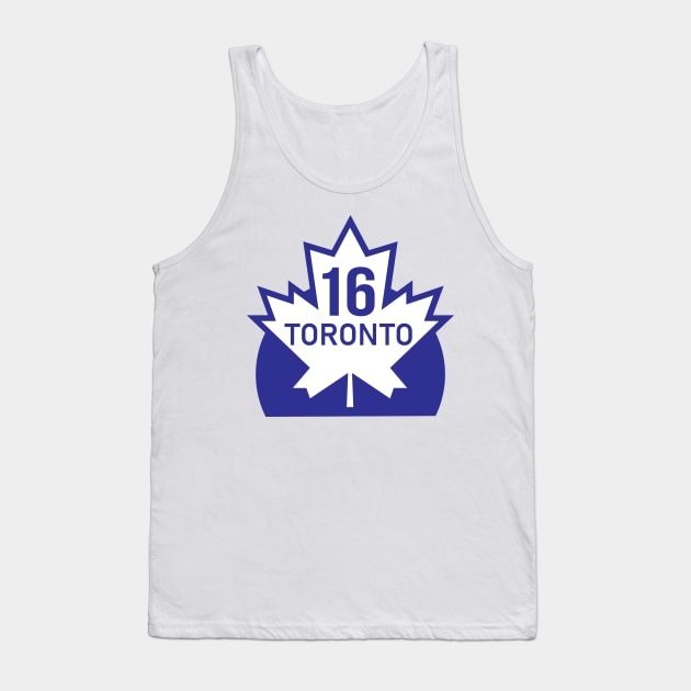 Toronto Hockey #16 Tank Top by Arizona Rising